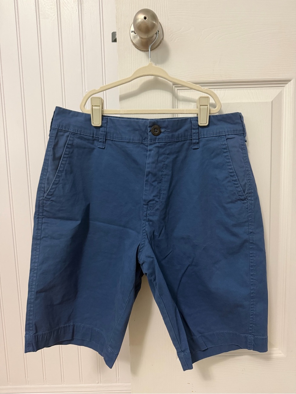 AERO Men's Blue Chino Shorts Size 29 | Classic Casual Cotton Stretch Shorts